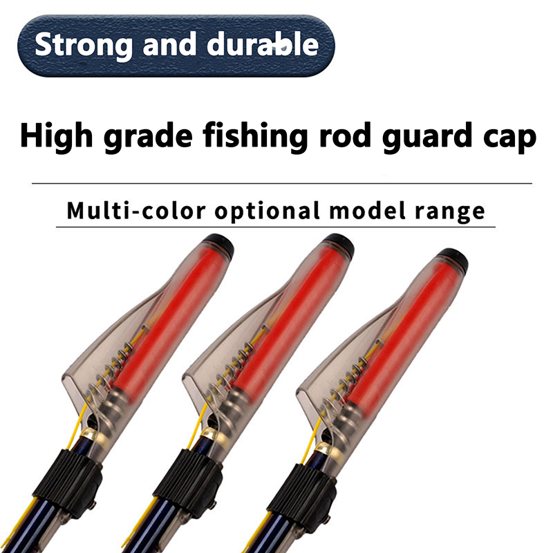 Fishing Rod Building Kit - 1 adet şeffaf olta ucu kapağı