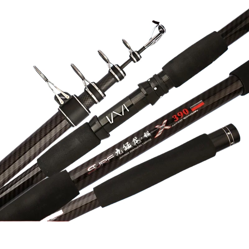 Fishing Rod Surf - 3.6M-4.5M Teleskopik Olta Karbon Taşınabilir Spin
