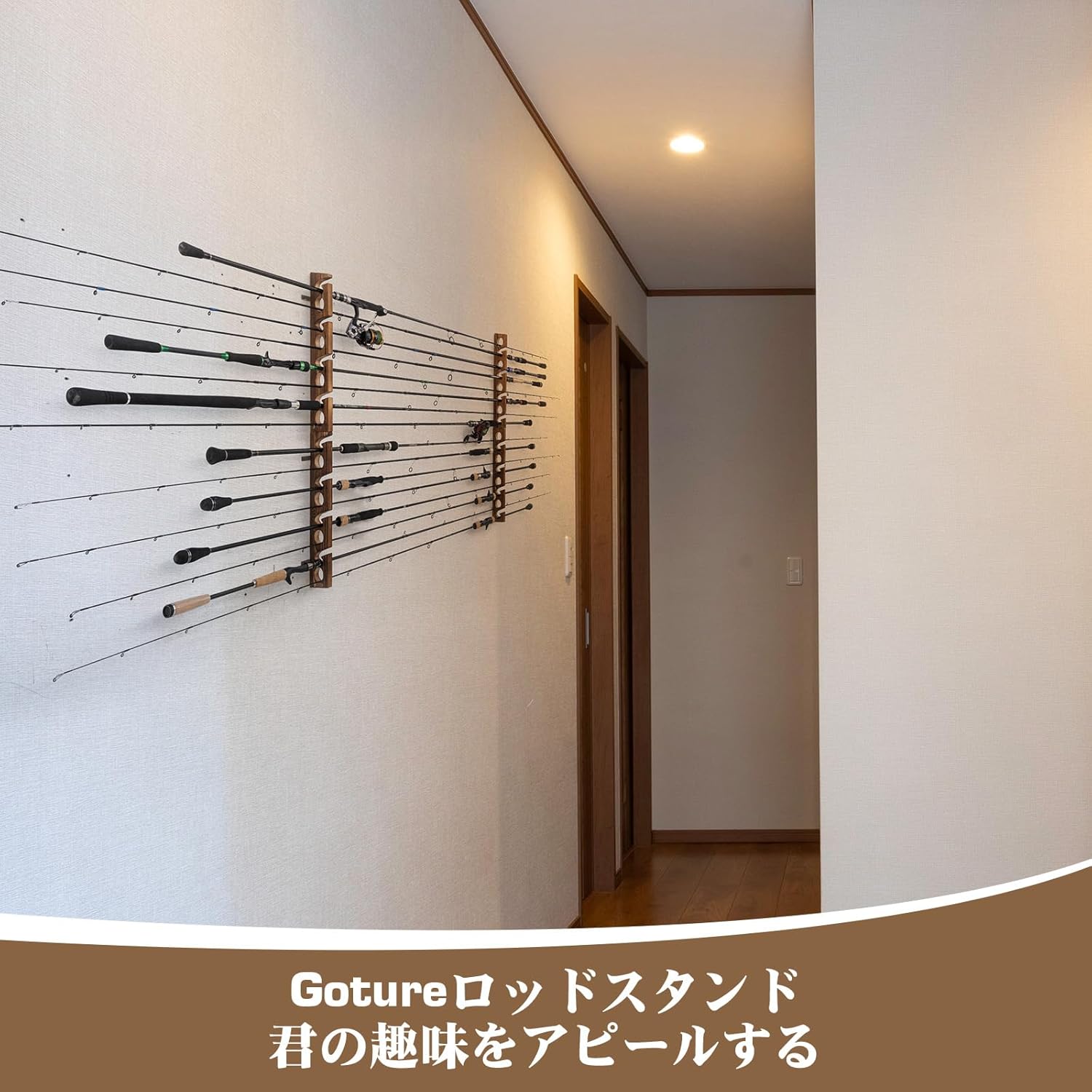 Goture Ahşap Olta Tutucu 8 Del - Fishing Rod Rack incelemesi ve fiyatı