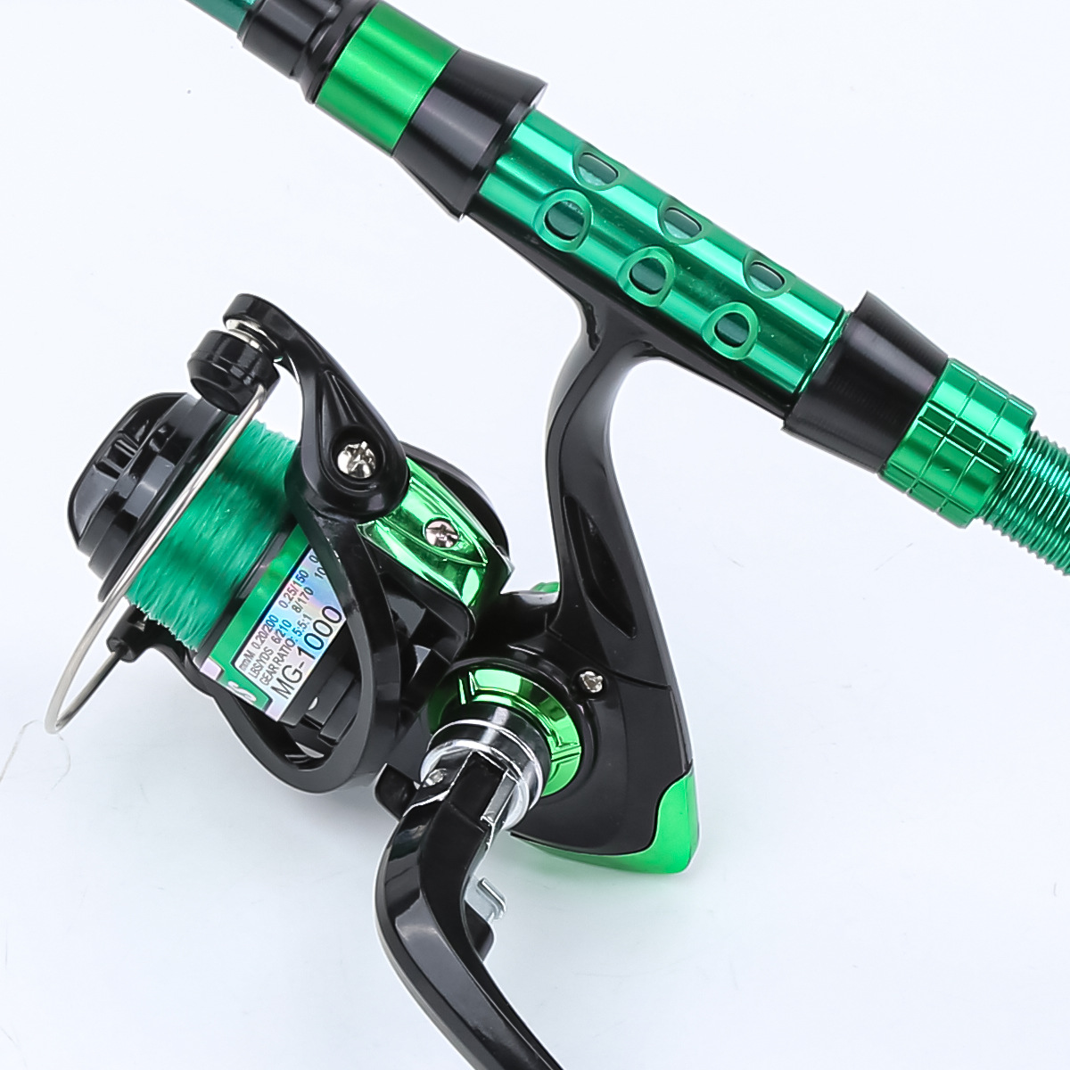 1.8 Metre Yeşil Karbon Fiber T - Fishing Rod Combo incelemesi ve fiyatı